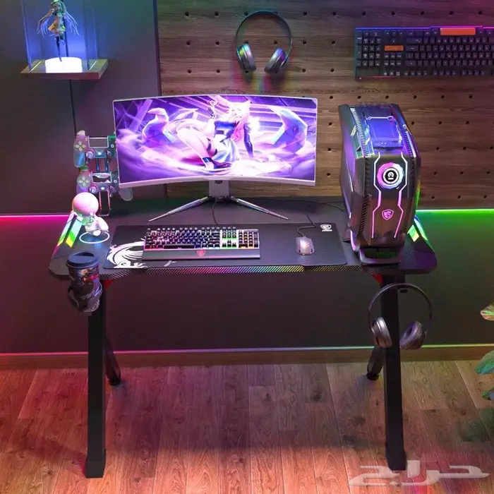 طاولة العاب قيمنق كمبيوتر احترافية للمنزل والمكتب 4