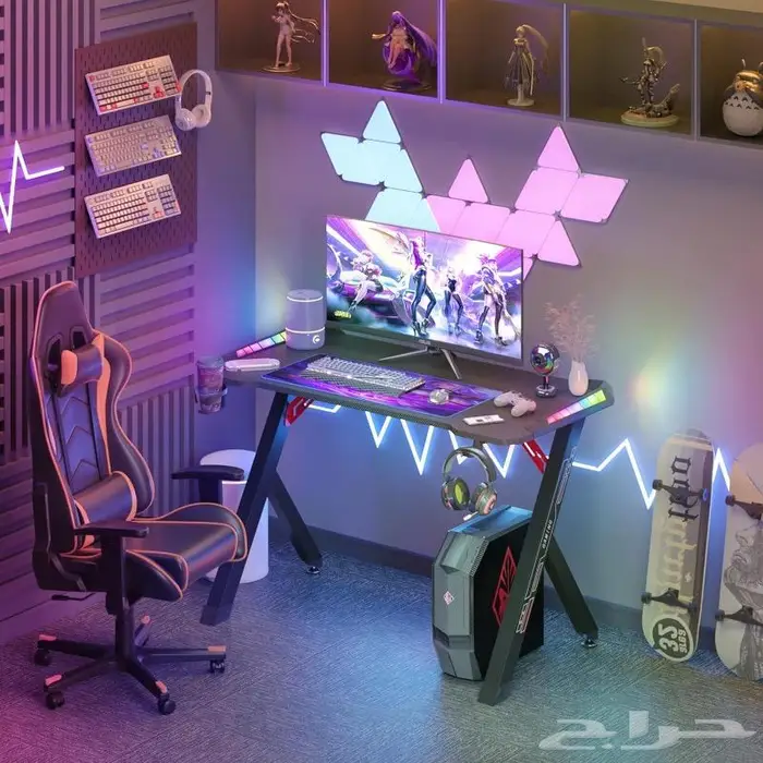 طاولة العاب قيمنق كمبيوتر احترافية للمنزل والمكتب 6