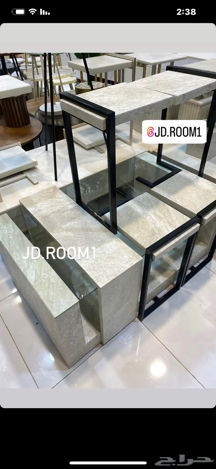طاولات بديل الحجر 68
