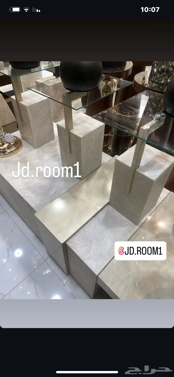 طاولات بديل الحجر 46