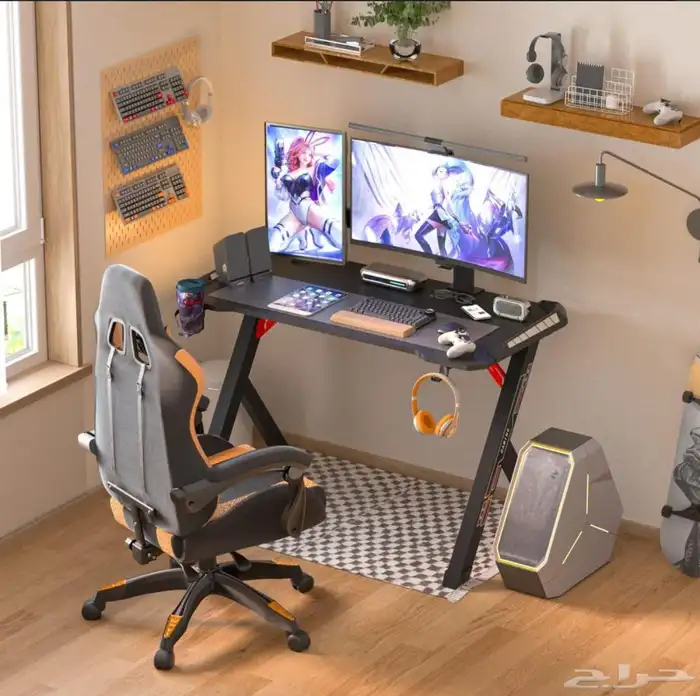طاولة قيمنق العاب كمبيوتر احترافية للمنزل والمكتب 3