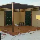 نعمل للجلسات الخارجيه البرجولات والمظلات للتواصل 16