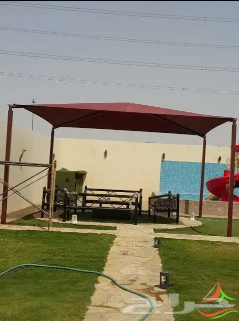 نعمل للجلسات الخارجيه البرجولات والمظلات للتواصل 1