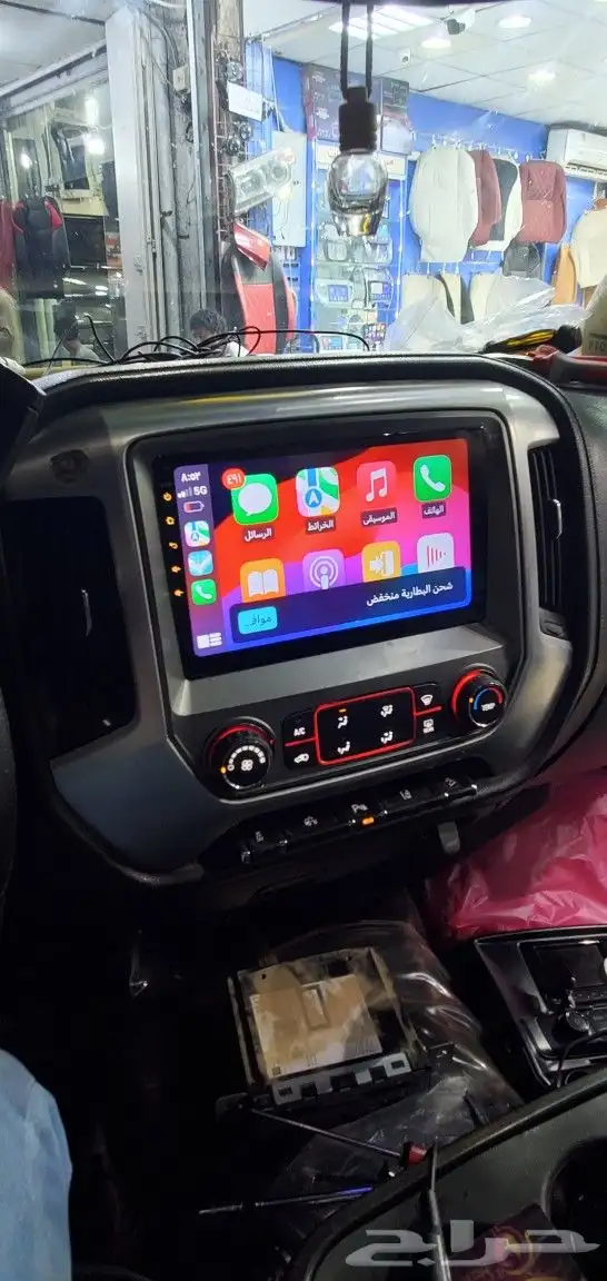 شاشه جمس سيرا 2015-2018 جديد Apple CarPlay 0