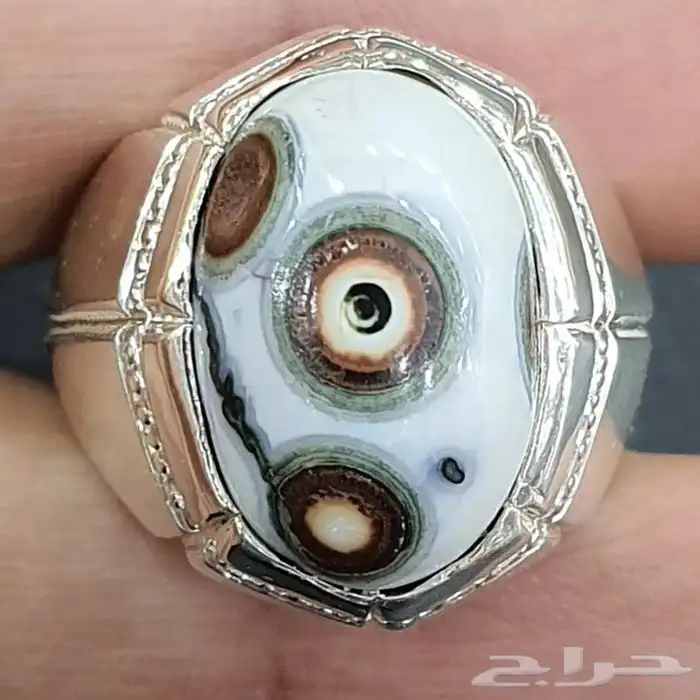 خاتم عقيق يماني داوودي 0