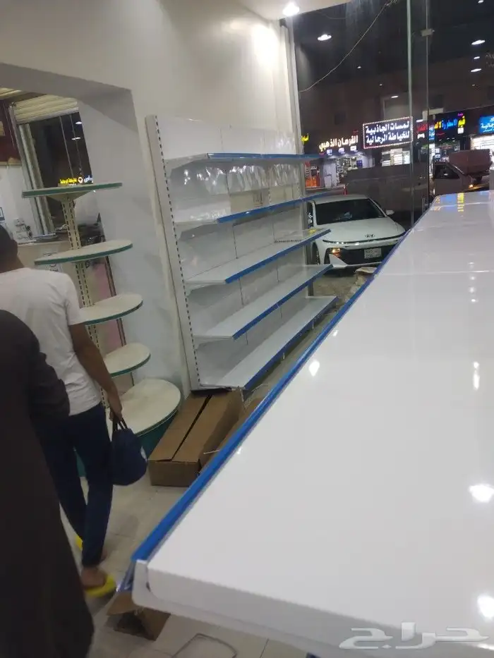 رفوف بقالة ومستودع 2