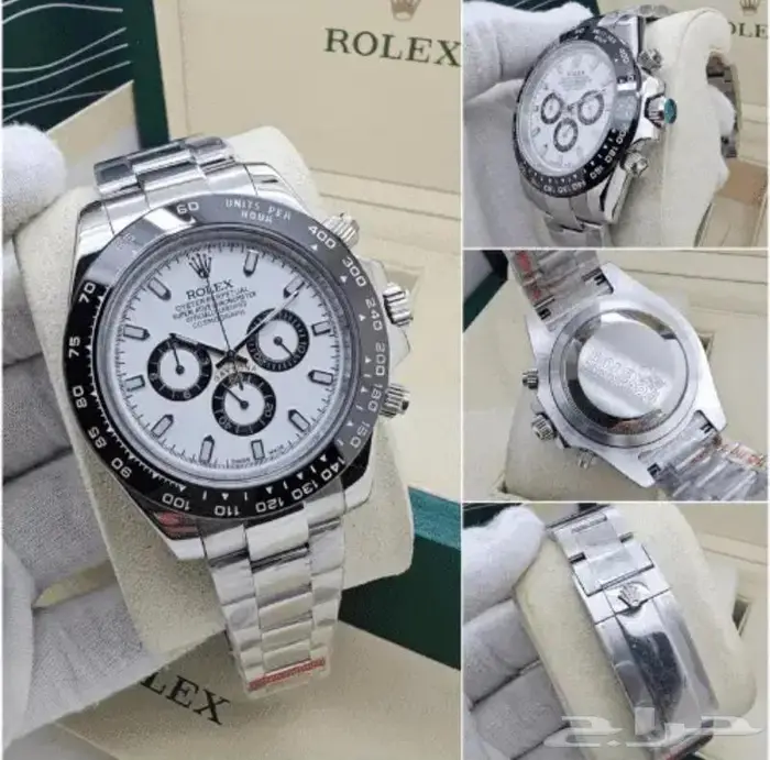 مجموعة كبيرة ساعات ماركة رؤؤلكس 50 شكل ساعة رجالي ربل استيل 24