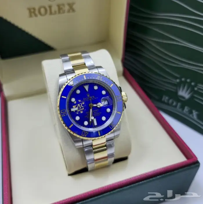 مجموعة كبيرة ساعات ماركة رؤؤلكس 50 شكل ساعة رجالي ربل استيل 26