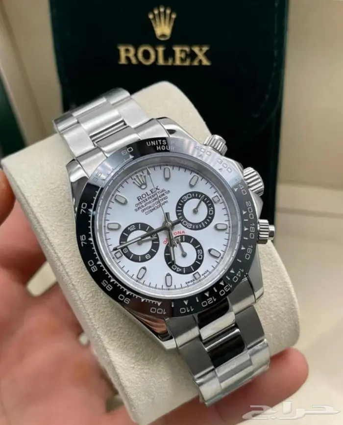 مجموعة كبيرة ساعات ماركة رؤؤلكس 50 شكل ساعة رجالي ربل استيل 22