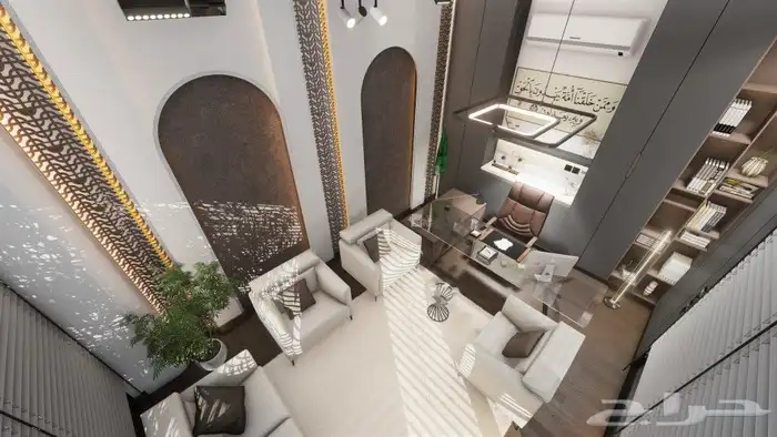 تصميم داخلي شركة محاماة 1