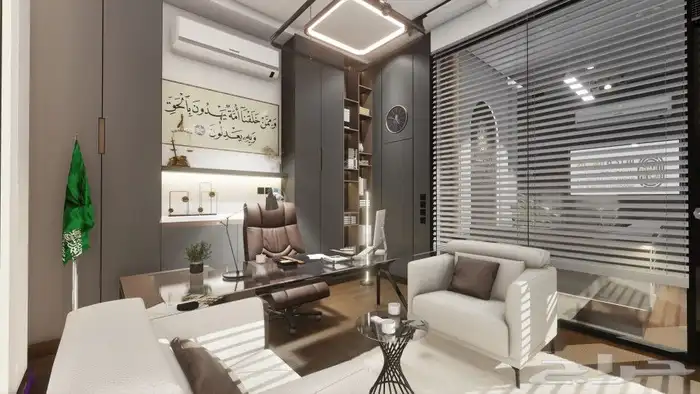 تصميم داخلي شركة محاماة 4