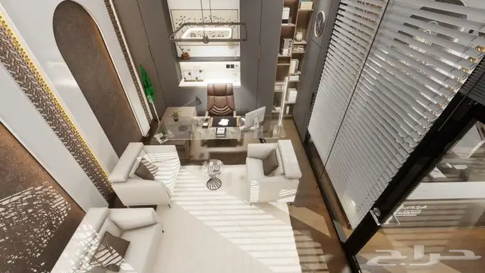 تصميم داخلي شركة محاماة 8