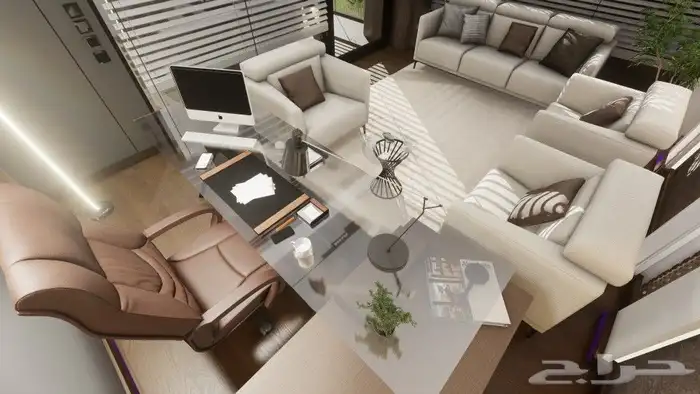 تصميم داخلي شركة محاماة 3