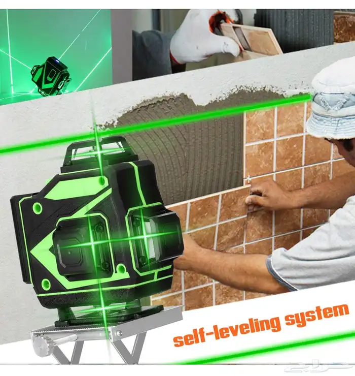جهاز تحديد مستوى ليزر متعدد الوظائف - 16 خط ضوء راسي وافقي 3