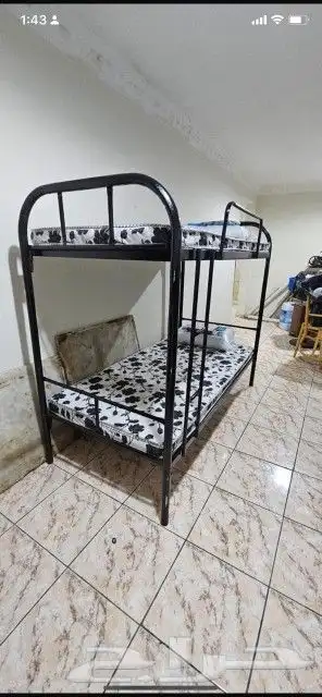 متوفر لدينا سرير دورين ب180 سرير دور واحد ب120 سرير حديد مقا 8