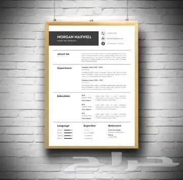 تصميم سيره ذاتيه باللغة العربية و الإنجليزية بنظام الATS 4