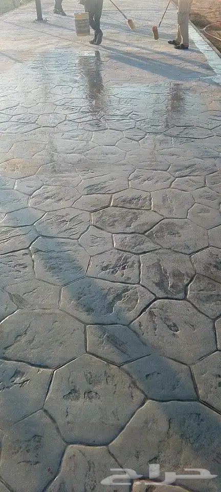 صب مروحه سطح ميول صبة ارضيات مستوداعات صبة مطبوعة ديكور 4