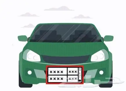 كاميرا سيارة تصوير امام وداخل وخلف مع ضهور اللوحة 2