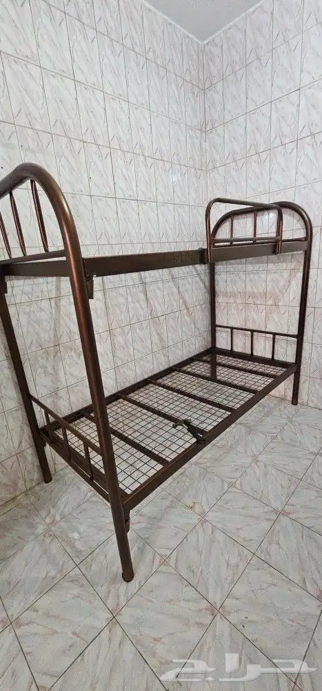 متوفر لدينا سرير دورين ب180 سرير دور واحد ب120 سرير حديد مقا 9