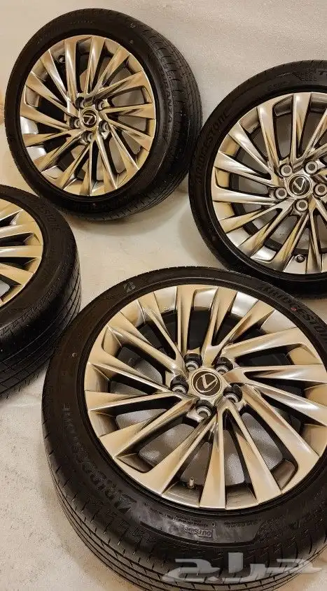 جنوط لكزس 2020 ES350 مقاس 18 اصليه وكاله 9