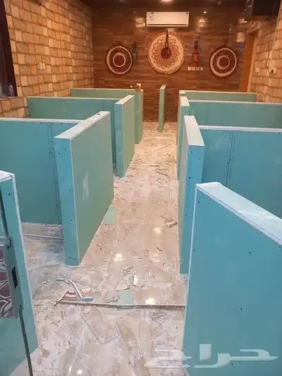اعمال ديكورات جبس مبرد اسمنت برد حديد سقوق مستعاره 8