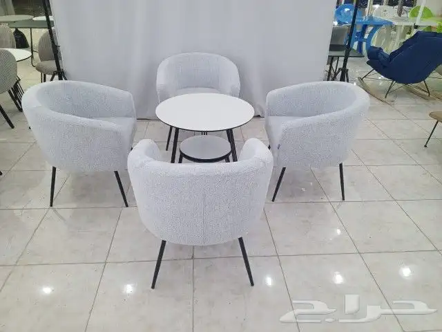اطقم كراسي وطاولا كوفي فاخره اشكال والوان 5