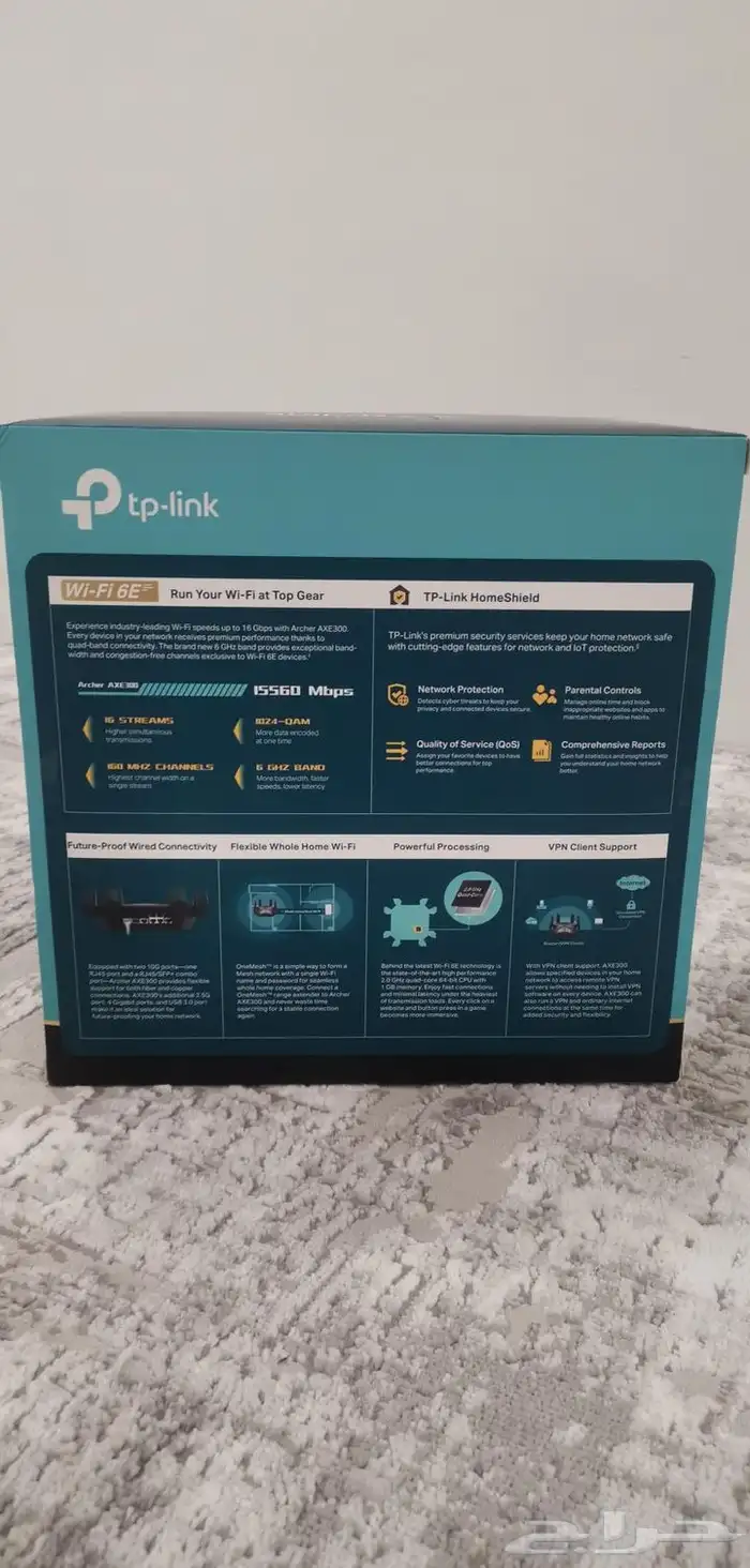 راوتر tp link axe16000 2