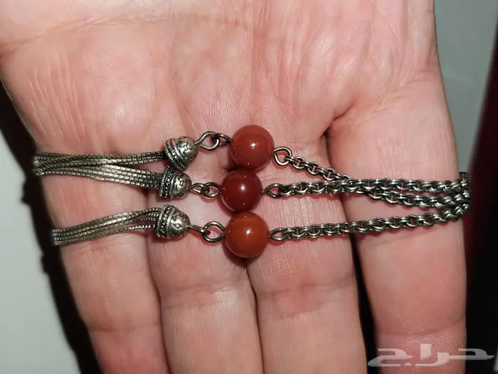 مسباح عقيق طبيعي فاخر - سبحة من فايندرا جديدة آخر حبة 21