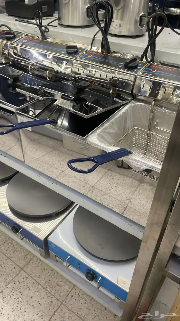 جريل برجر قلايات بطاطس قلاية بروست صاج استيل معدات مطاعم 2