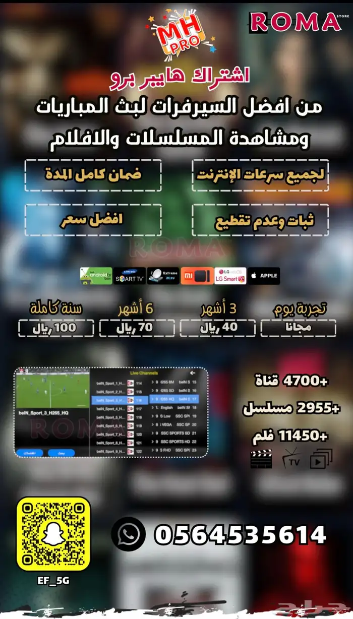 اشتراكات نور بلاي مضمون كامل المدة 1