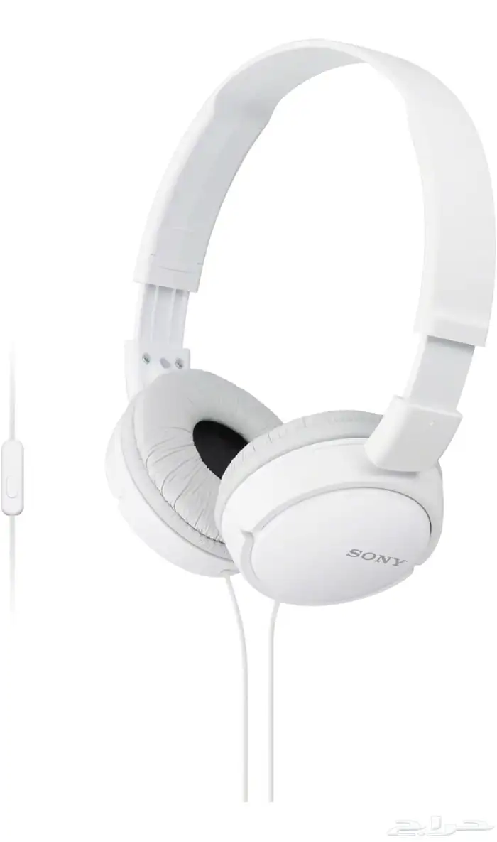 للبيع سماعة سوني Sony MDR-ZX110AP   سلكية  لون أبيض 0