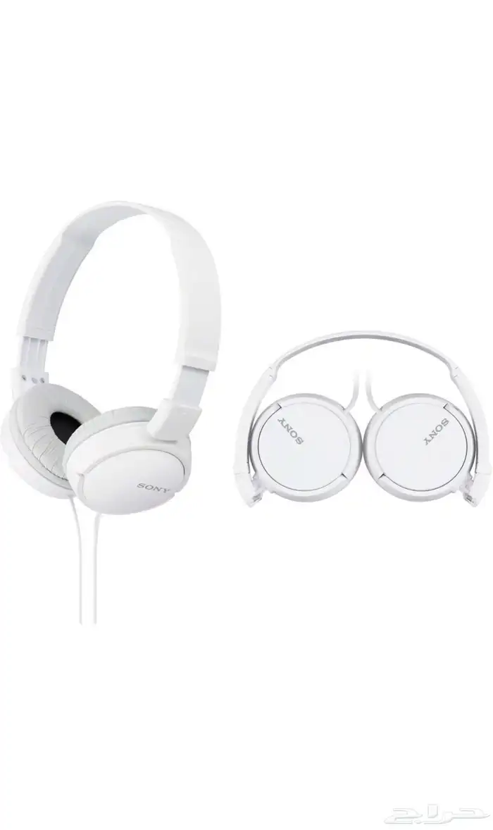 للبيع سماعة سوني Sony MDR-ZX110AP   سلكية  لون أبيض 2