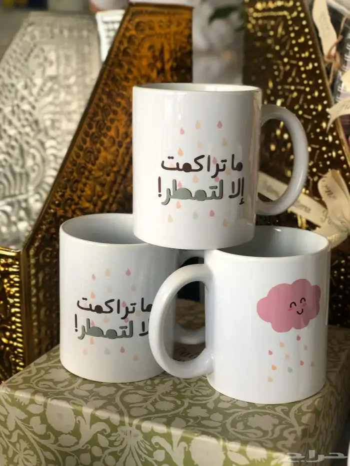 طباعة على الاكواب والمق الابيض 7