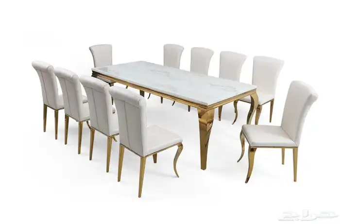 طاولة طعام ملكي جديد 6 8 10 4