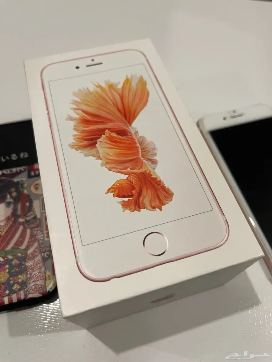 جوال ايفون 6 s مع كفر جوال 2