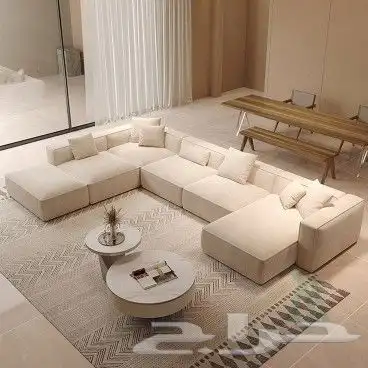 تفصيل كنب وستائر وجلسات ارضيه حسب وتنجيد جميع المديلات 1