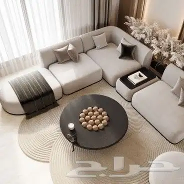 تفصيل كنب وستائر وجلسات ارضيه حسب وتنجيد جميع المديلات 4