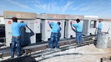 مشاريع التكييف المركزي والدكت وشيلرات غرف التبريد 6