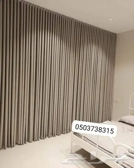 ستائر ويفي تفصيل حسب الطلب وستائر شرائح طوليه مكتبيه 5
