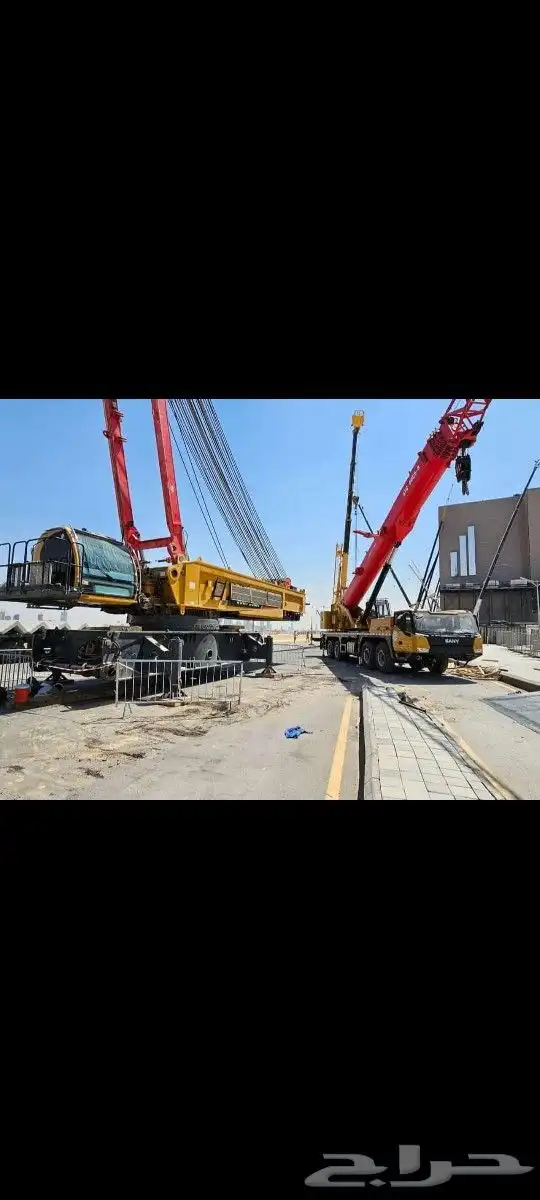 كرين للايجار انواع الكرينات متوفره للايجار 1