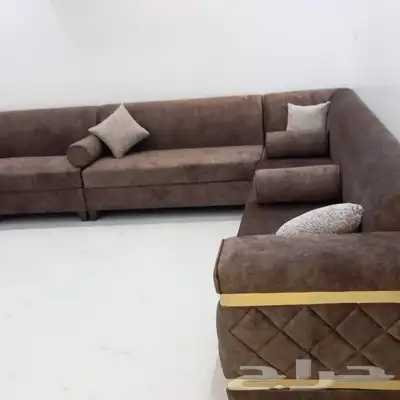 الركن الراقي تفصيل جميع انواع لكنب وستاير وتنجيد جميع الكنب 1