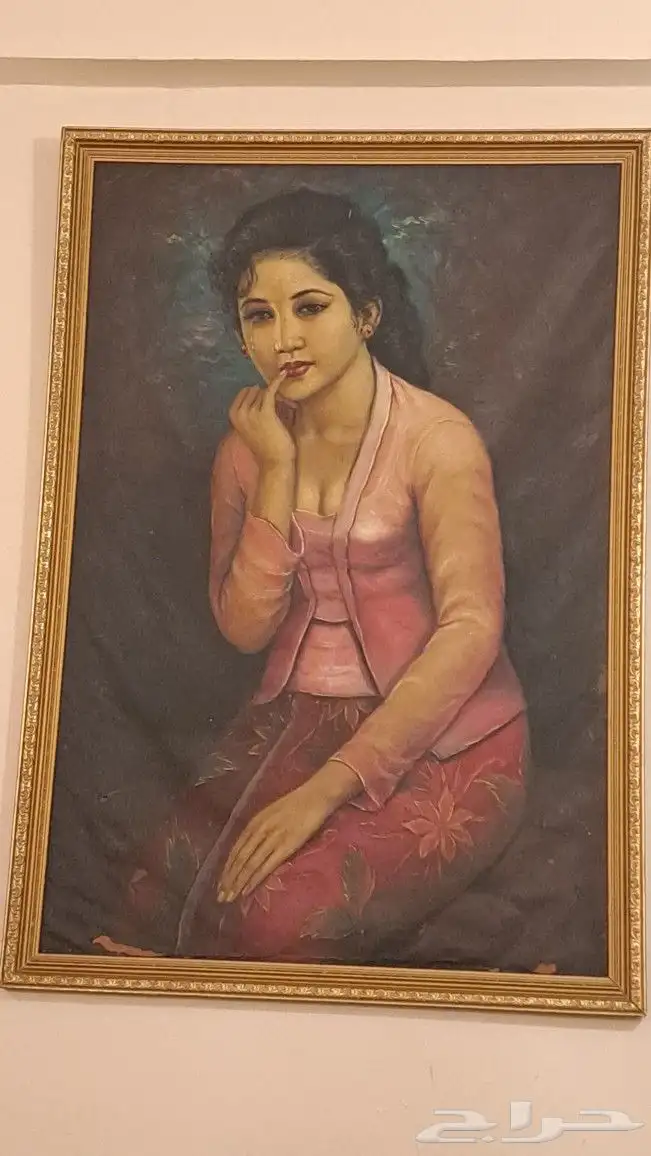 لوحه اثريه زيتيه نسخه وحيده بالعالم. 0