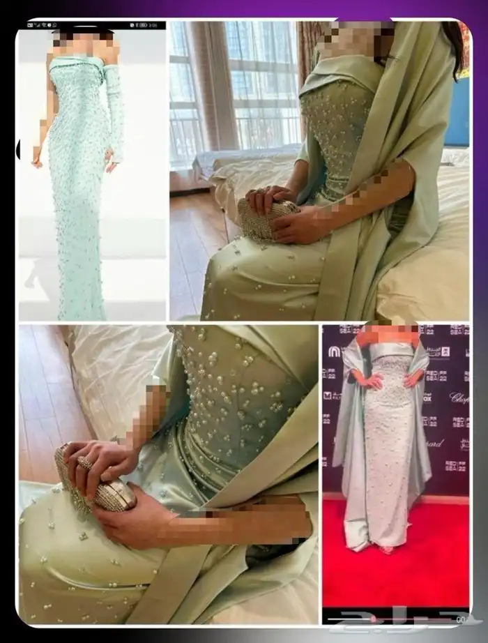 فستان للبيع لبسه واحده 0