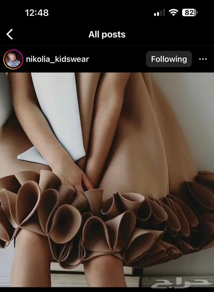 فستان بناتي فخم ماركة نيكولاي اصلي 0
