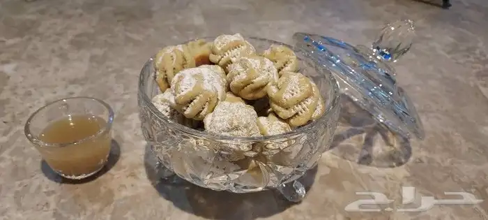 معمول حجازي بالمنقاش دقيق ابيض ودقيق بر 6