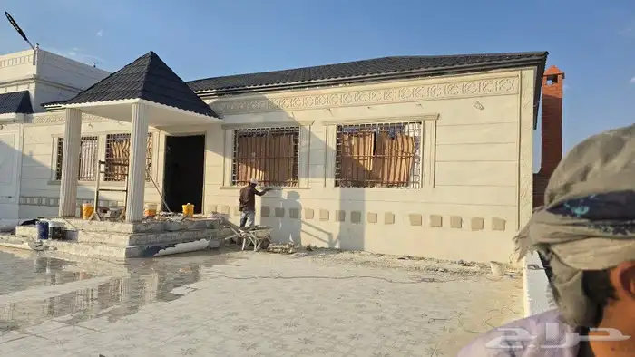 ديكورات اسمنتيه بديل الحجر 3