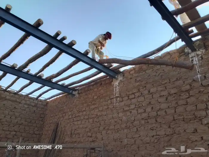 مقاول مباني تراث طين وحجر وأسقف من خشب الاثل التراثيه 3