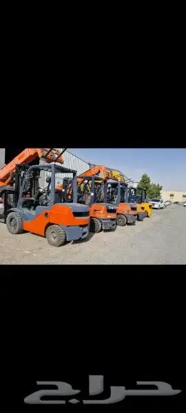 رافعة شوكية فوركلفت وكرين للإيجار شهري يومي سنوي الرياض وغير 7