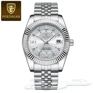 ساعة poedagar المقاومة للماء وبعقارب مضيئة 7