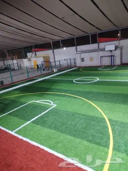 تصميم ملاعب كره القدم والطائره والسله والتنس وتركيب وتخطيط 4